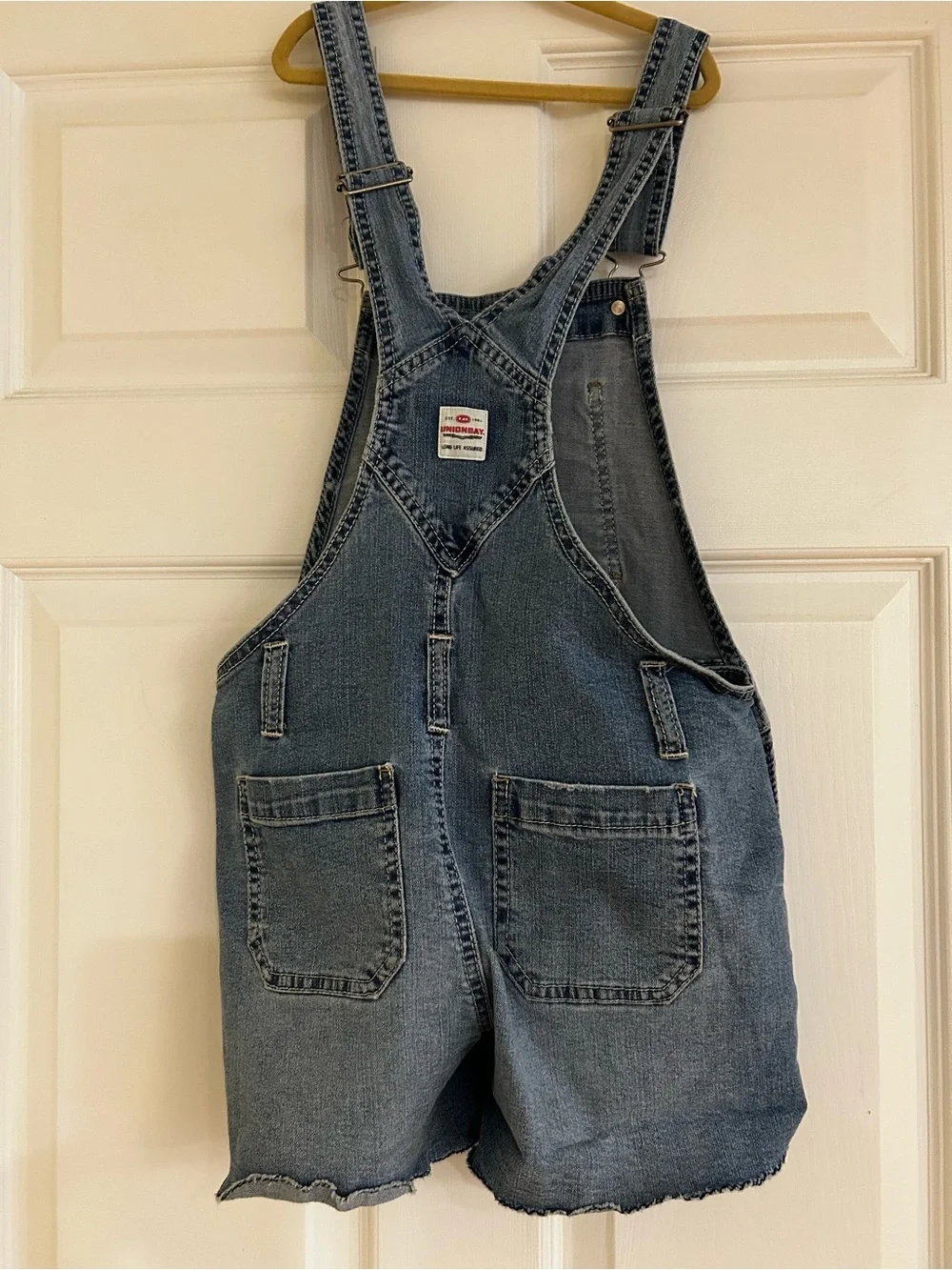 UNIONBAY Blue Denim Girl’s Short Overalls / Shortall
